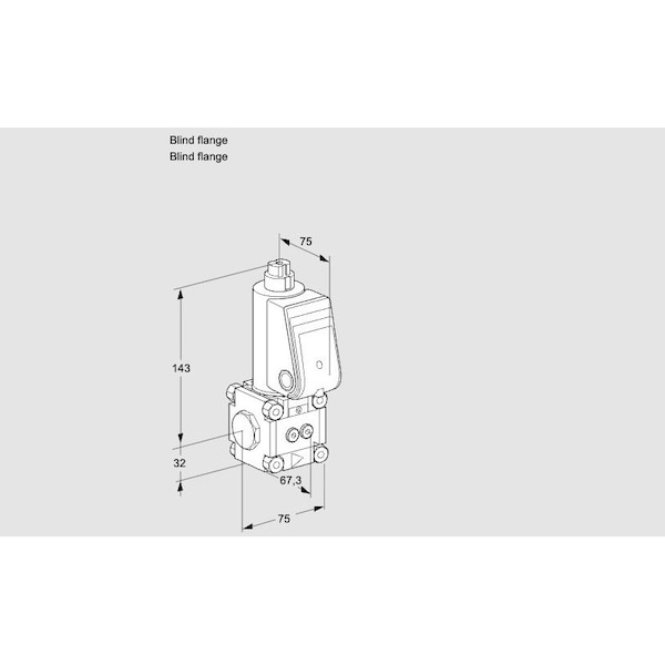 Honeywell Kromschroder VLV, SOLND, BYPASS, SZ 1,115VAC, KS88009054 - main
