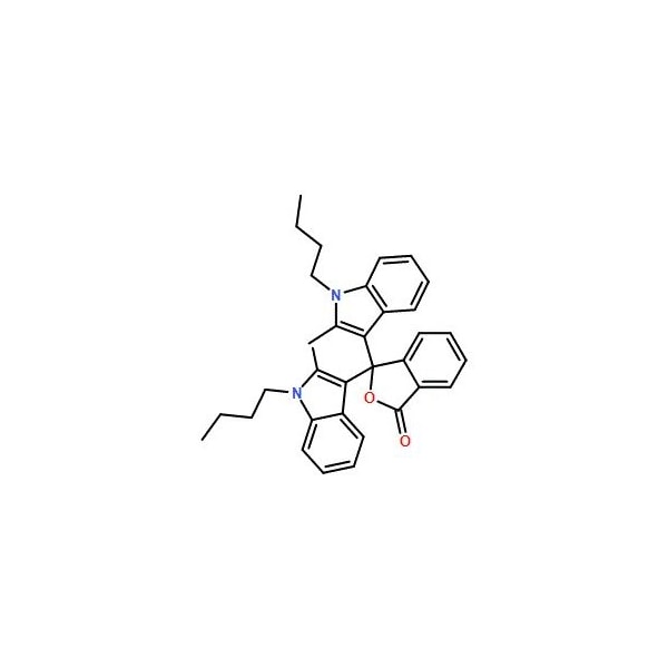 Ak Scientific 3, 3-Bis(1-butyl-2-methyl-1H-indol-3-yl)isobenzofuran-1(3H)-one (5mg), CAS 50292-91-6 6887AB-5mg - main