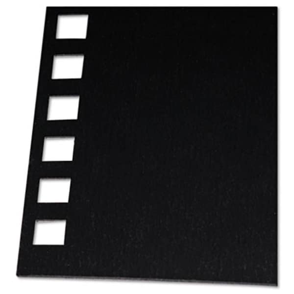 Roomfactory ProClick Pre-Punched Presentation Covers, 11 x 8.5, Black, 25PK RO39437 - main