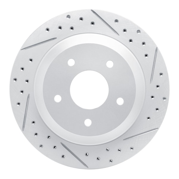 Dynamic Friction Co DFC Geoperformance Rotor - Drilled and Slotted 830-47021R - main