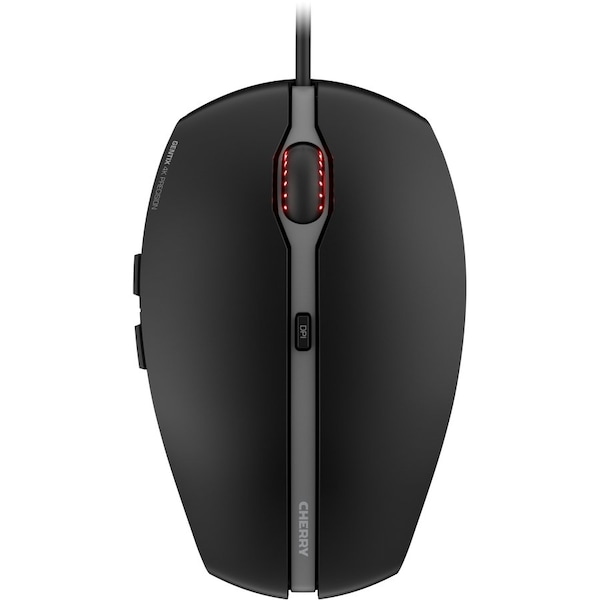 Cherry Gentix 4K- Black Optical Mouse Up To 3600 Dpi W/Solid Rubber Sides JM-0340-2 - main