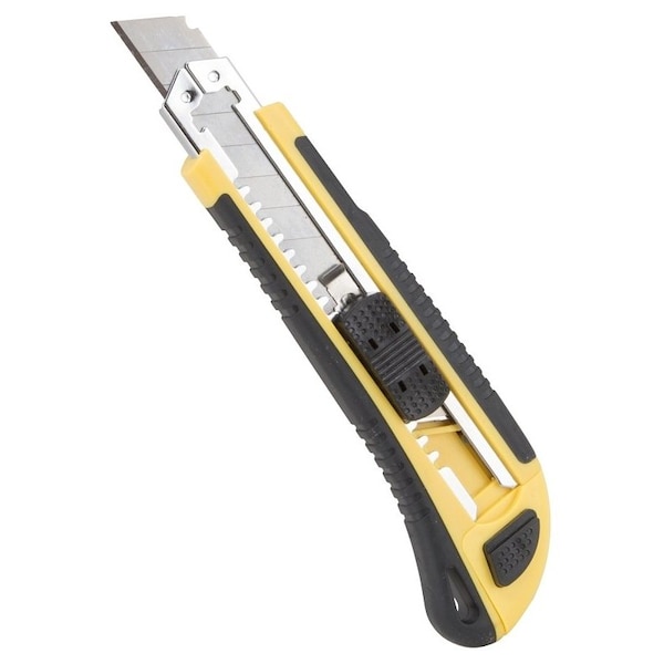 Vulcan Utility Knife, 4-7/8 in L Blade, 18 mm W Blade, High Carbon Steel Blade, Soft-Grip Handle JL-VT45530 - main