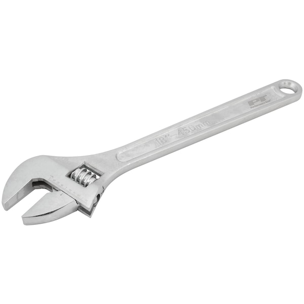 Performance Tool 18 in. Adjustable Wrench, Heat Treated Alloy Steel W418P - main