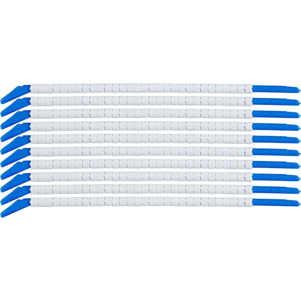 Brady ClipSleeve Wire Markers Size 13 Nylon 14 AWG - 14 AWG, (Blank) Pack of 300 Each, 300PK SCN13-BLANK - main