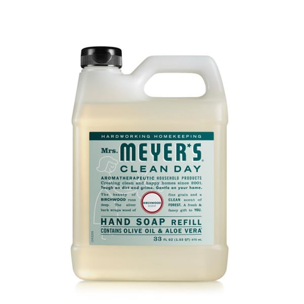Mrs. Meyers Clean Day Birchwood Scent Liquid Hand Soap 33 oz 12196 - main