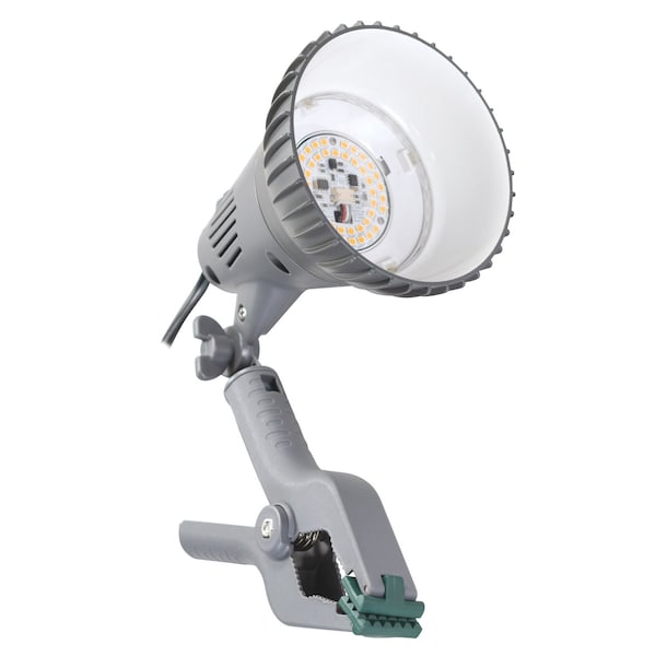 Stonepoint Stonepoint 17.29 PPF 13W LED Grow Light with 6ft Cord and Clamp, Full Spectrum GR-CLP - main