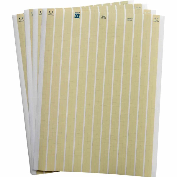 Brady LaserTab High Temp Polyimide Lbls 0.25 in H x 0.25 in W Amber 11/PK, 11PK LAT-26-652-10 - main