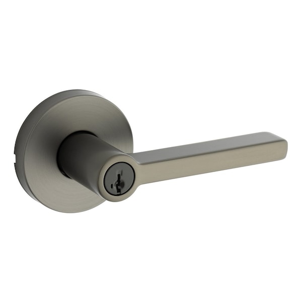 Kwikset Residential Door Levers Entry Gunmetal 740HFLRDT-18GS - main