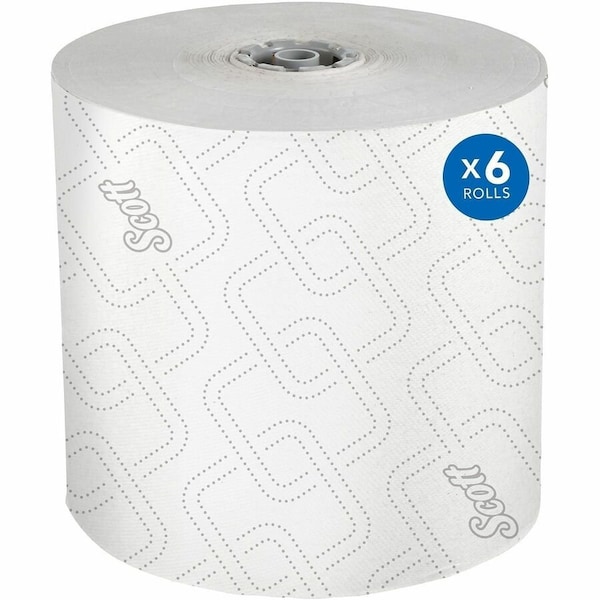 Scott Pro Hard Roll Paper Towels Pro Dispenser, Gray Core Only, 1-Ply, 1, 150 ft, 6PK 25703 - main