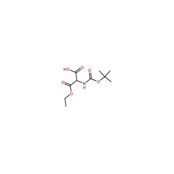 Ak Scientific 2-(Boc-amino)malonic acid 1-ethyl ester (25g), CAS 137401-45-7 V2723-25g - main