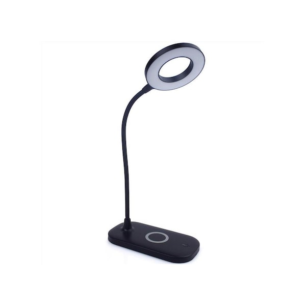 Newhouse Lighting Desk Lamp Zlata 12in Black Black NHDK-ZL-BK - main