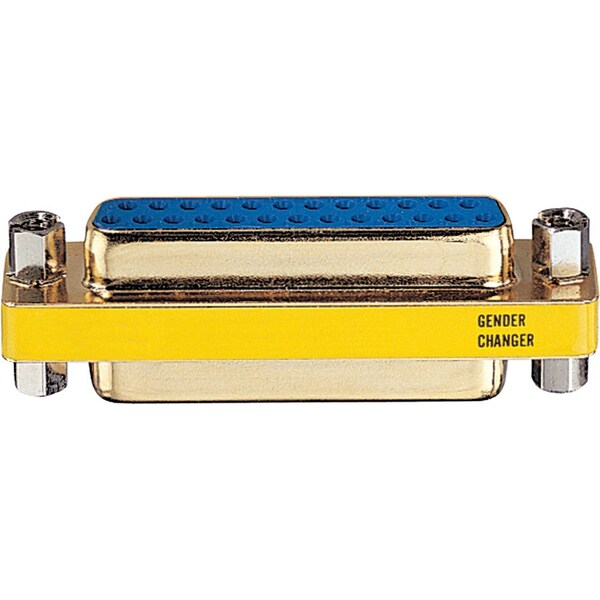 Tripp Lite Compact Gold DB25 Gender Changer Adapter Connector DB25 F/F P154-000 - main