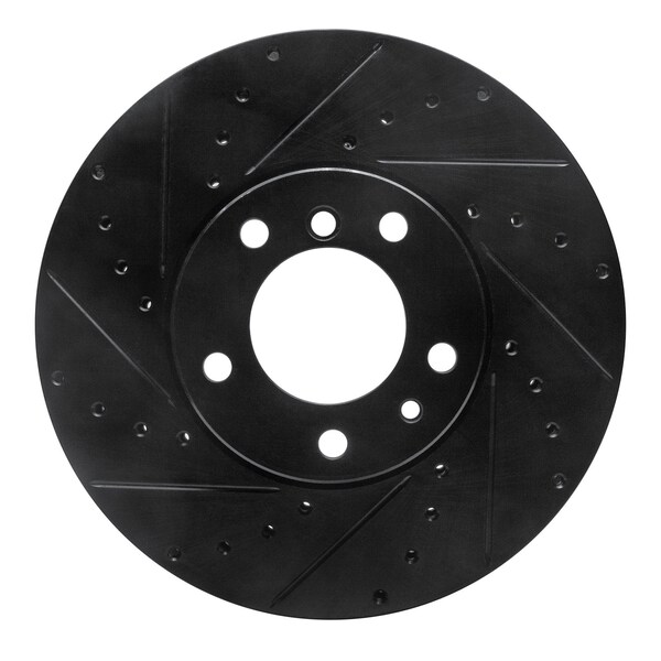 Dynamic Friction Co DFC Brake Rotor - Drilled and Slotted - Black 633-31029L - main