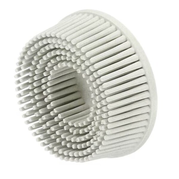 3M Scotch-Brite Roloc Bristle Dsc Rd-Zb, 120, Tr, White 2 In X 5/8 In, Tapered, 40PK 61500132180 - main
