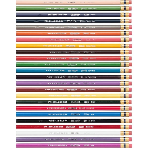Sanford Prismacolor Col-Erase Pencils, Assorted Lead, Assorted Barrel, 24/Set 20517 - main