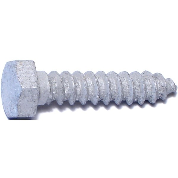 Midwest Fastener Lag Screw, 5/16 in, 1-1/2 in, Galvanized Hex Hex Drive 05567 - main
