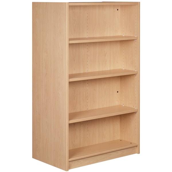 I.D. Systems Mobile Wood Cabinet, Maple, 36 in W x 36 in L x 61 in H x 23 in D 88255Z610577 - main