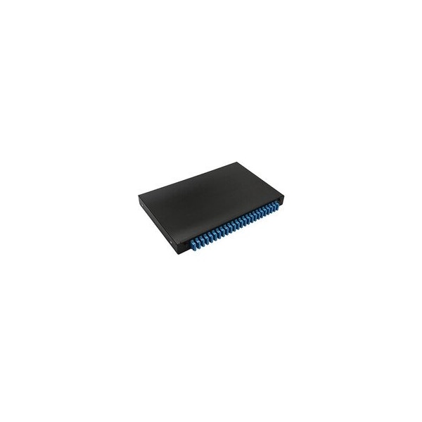 Cable Wholesale 48 Port SC Slide Rack Fiber Optic Patch Panel, 1U, Singlemode, Duplex 68F5-00148 - main