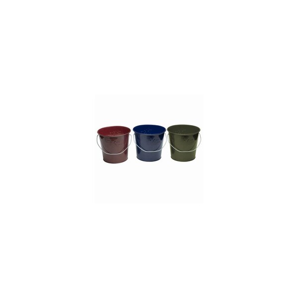 Tiki Lavish Woodland Wax Bucket Candle, Army Green/Burgundy/Navy Blue, Citronella, 35hr Burn Time, 17 oz 1417039 - main