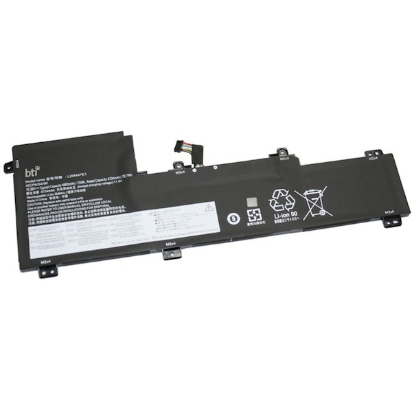 Battery Technology BTI Battery - For Notebook - Battery Rechargeable - 4880 mAh - 75 Wh - 15.36 V L20M4PE1-BTI - main