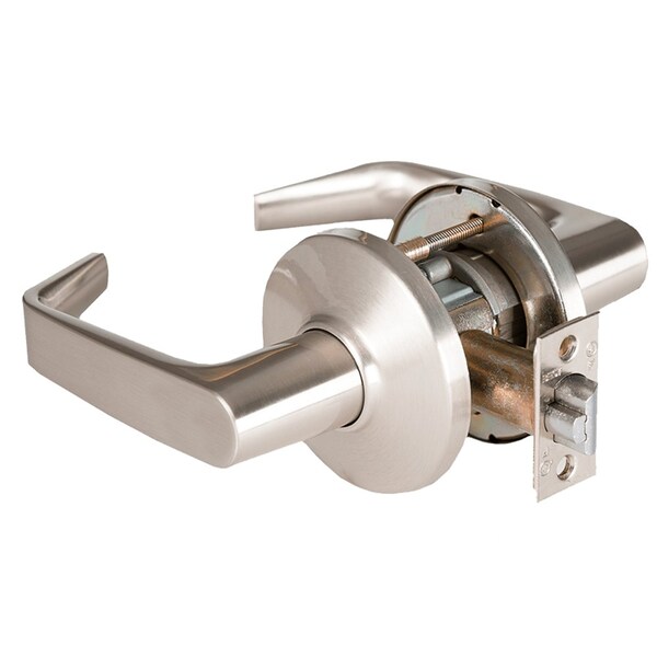 Best Grade 1 Passage Cylindrical Lock, 15 Lever, D Rose, Non-Keyed, Satin Nickel Finish, 4-7/8in ANSI St 9K30N15DS3619 - main