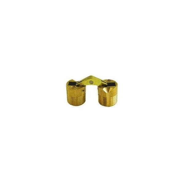 Soss / Uip Allegion Invisible Hinges Bright Brass BH104 - main