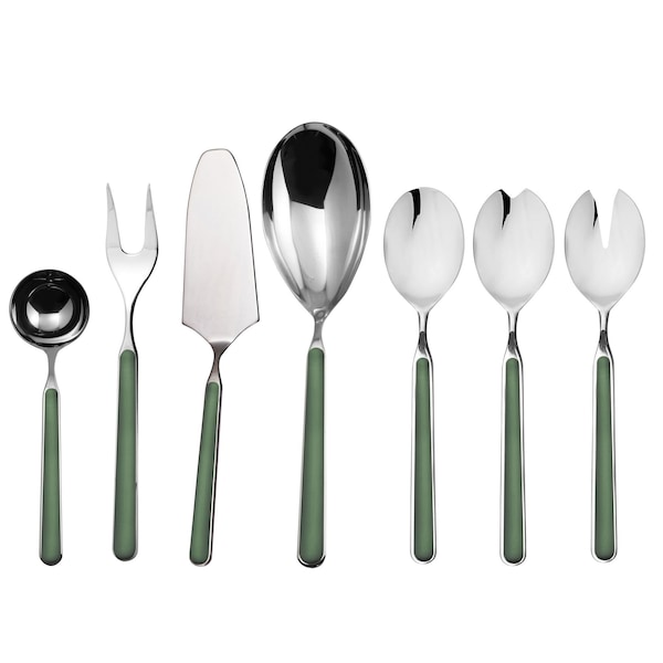 Mepra Fantasia Serving Set - 7 Pieces - Green 10V62207 - main