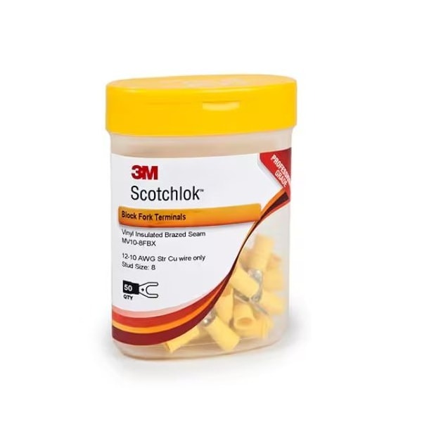 3M Fork Nylon Insulated, Wider-To For Use On Free-Standing Studs, 500PK MNG10-8FX - main