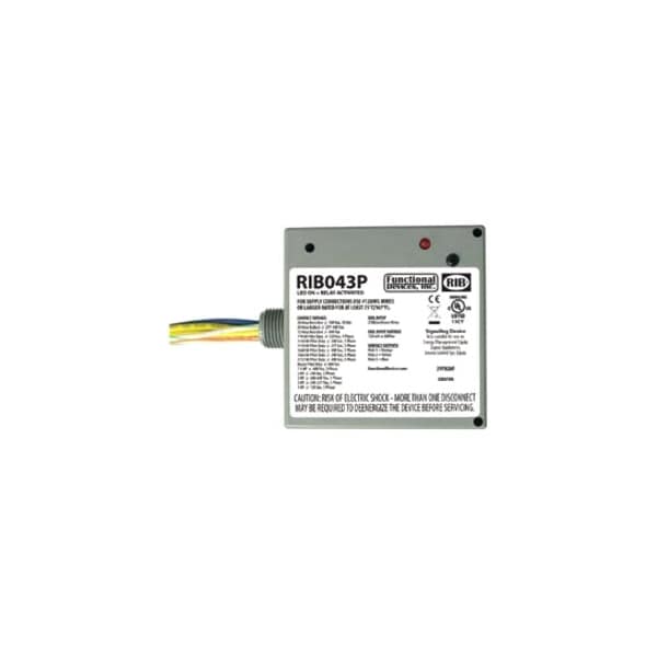 Functional Devices-Rib Enclosed Pre-Wired Relay, 20A at 300VAC, 3PST RIB043P - main