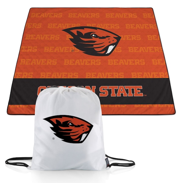 Picnic Time Family Of Brands NCAA Oregon State Beavers Impresa Picnic Blanket - Lightweight Beach Blanket - Machine Washable 819-01-999-486-0 - main