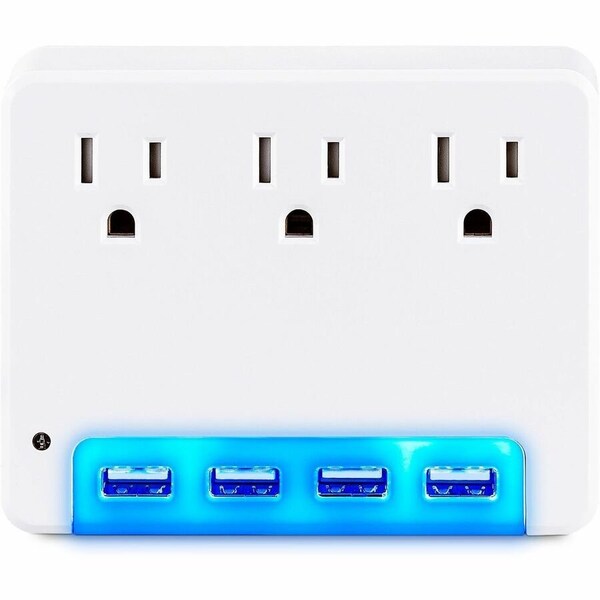 Cyberpower 4 USB 3.4A PORTS NIGHT LIGHT 1-YEAR WARRANTY P3WUN - main
