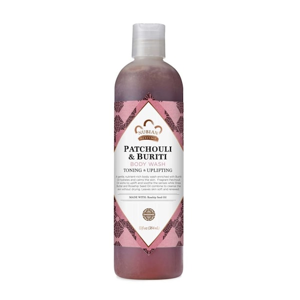 Nubian Heritage Toning Plus Uplifting Patchouli and Buriti Body Wash, 13 Fluid Ounce, 12PK 68675378 - main