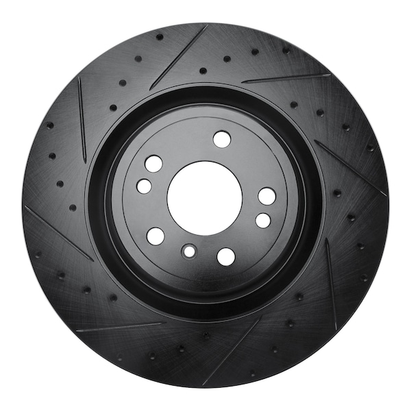 Dynamic Friction Co DFC Brake Rotor - Drilled and Slotted - Black 633-63146L - main