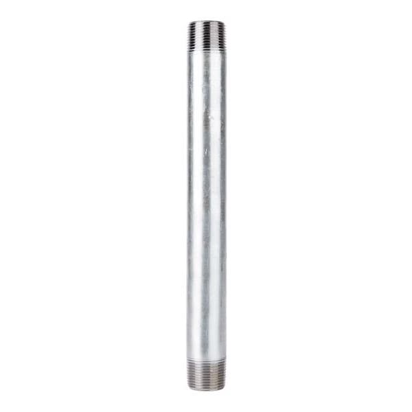 Stz Industries 1 in. MIP each X 1 in. D MIP Galvanized Steel 12 in. L Nipple 303U1X12 - main