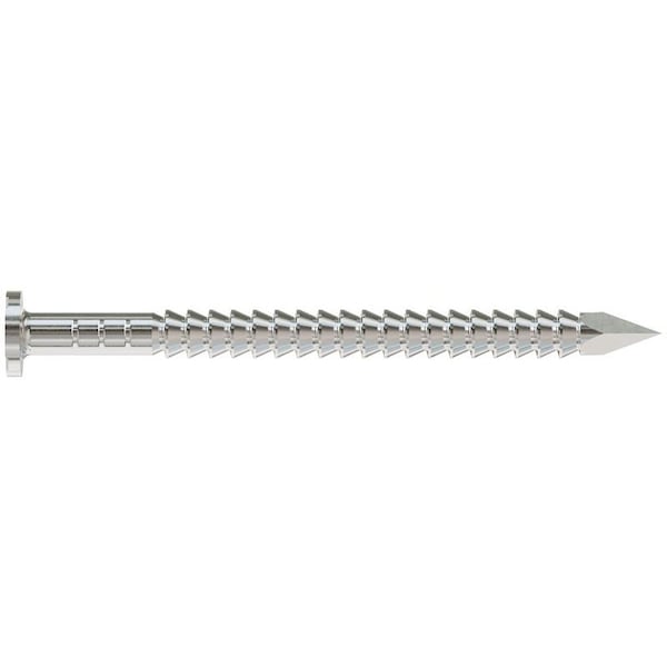Simpson Strong-Tie Siding Nail, 4D, 1-1/2 in L, Stainless Steel, Full Round Head, Annular Ring Shank, 5 lb S4SND5 - main