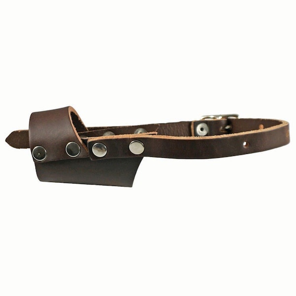Jorgensen Laboratories Jorvet Leather Dog Muzzle, 4" J0230A - main