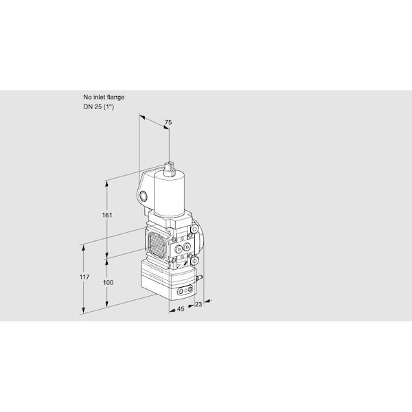 Honeywell Kromschroder VLV, SOLND, VRBL RTO REG, 1 NPT, VAV1T /25N KS88024173 - main