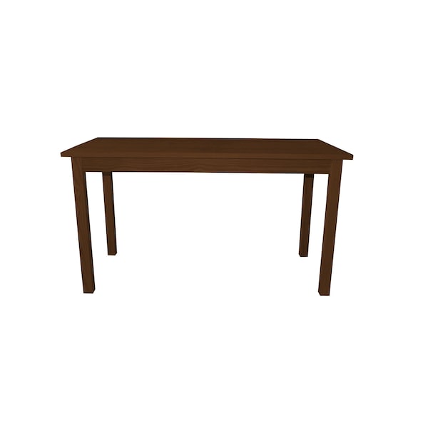 Homeroots 60" Raw Umber Solid Wood Dining Table 548914 - main
