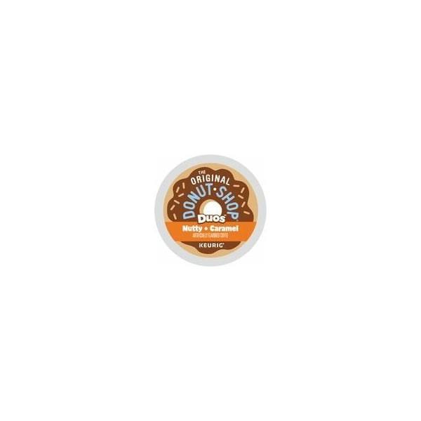 The Original Donut Shop K-Cup Duos Nutty + Caramel Coffee - Compatible with Keurig Brewer - Medium - K-Cup - Nutty +, 4PK 5000361499 - main
