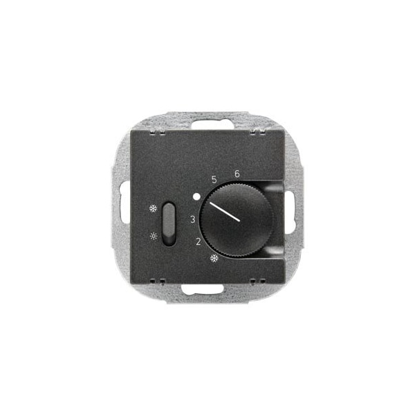 Siemens DELTA I-system ROOM TEMPERATURE CONTROLLER CARBON METALLIC 5TC9774-4CM00 - main