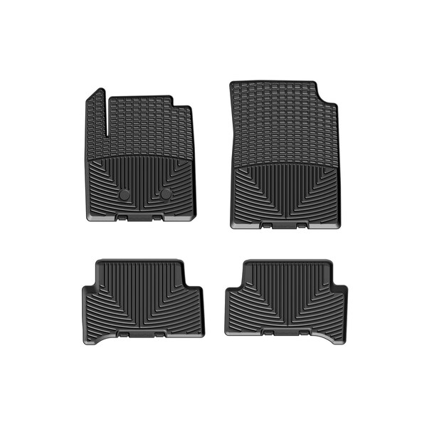 Weathertech Black, Front and Rear All Weather Floor Mats W348-W428 - main