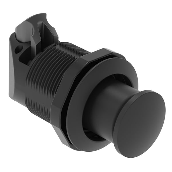 Southco Push To Close Latch, No Restriction, Plastic, Natural, Black M1-2A-15-5 - main