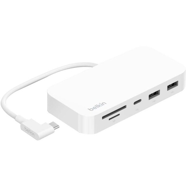 Belkin USB-C 6-IN-1 MULTIPORT HUB WITH MOUNT INC011TTWH - main