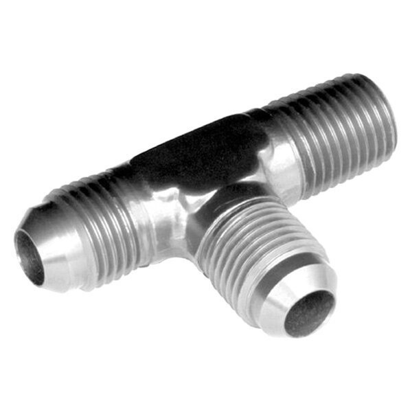 Red Horse Performance 12AN x 12AN Tee with Thread on the Run - Clear RHP826-12-12-5 - main