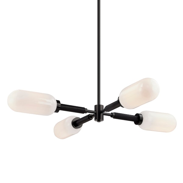 Troy Lighting Annex 4 Light Chandelier 47.5 In. Antique Nickel F7355-AN - main