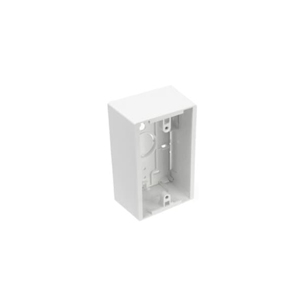 Leviton Electrical Box, Back Box Type, 1 Gang, Plastic, Rectangular Shape 42777-1WA - main
