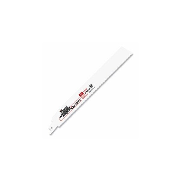 Morse Advanced Edge Power Bi-Metal Reciprocating Saw Blade, 0.042 in x 6 in L x 1 in W, 18 TPI, 1, 5PK 497-RBWP64218T05 - main