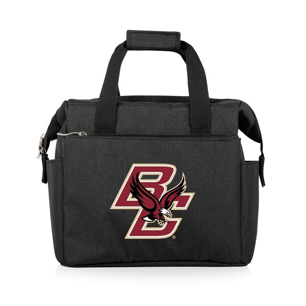 Picnic Time Family Of Brands NCAA Boston College Eagles On The Go Lunch Bag Cooler - Soft Cooler Lunch Box, Black 510-00-179-054-0 - main