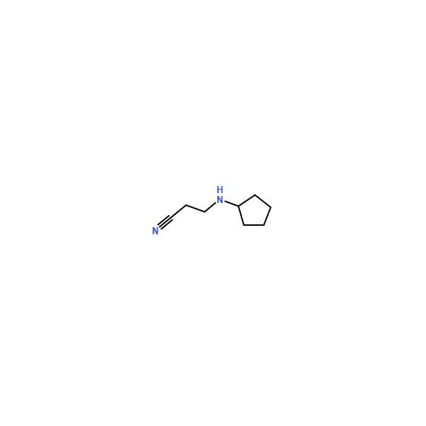 Ak Scientific 3-(Cyclopentylamino)propionitrile (1g), CAS 1074-63-1 1563AA-1g - main