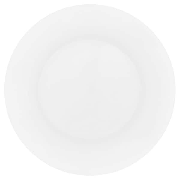 Corelle Plate, 8-1/2 in Dia, Winter Frost White, Oven Safe: Yes 6003880 - main